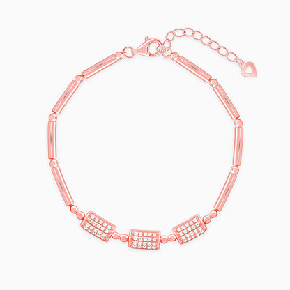 Rose Gold Gridlock Bracelet