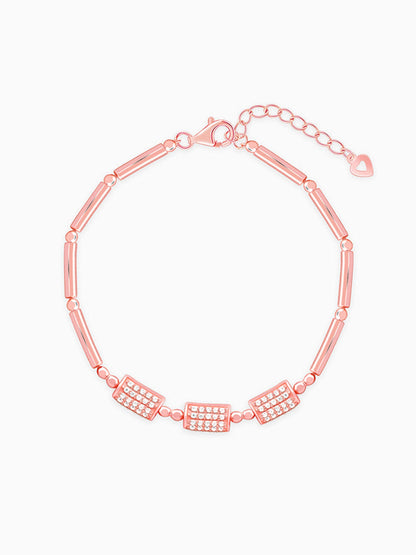 Rose Gold Gridlock Bracelet