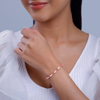 Rose Gold Gridlock Bracelet