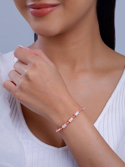 Rose Gold Gridlock Bracelet