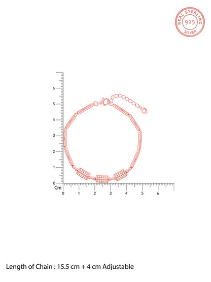 Rose Gold Gridlock Bracelet