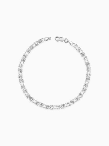 Silver Lustreline Bracelet For Him