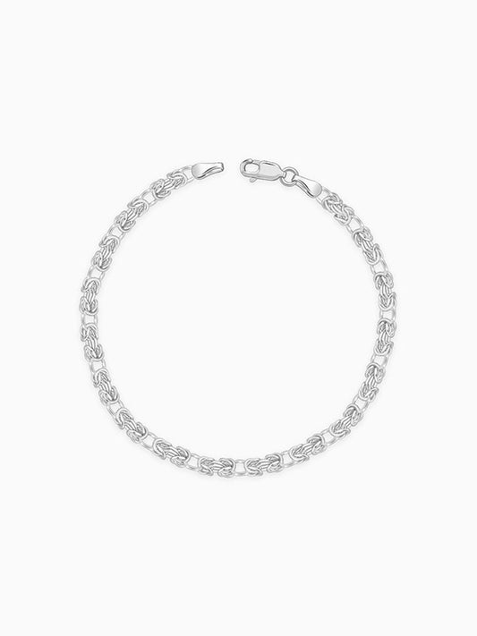 Silver Lustreline Bracelet For Him