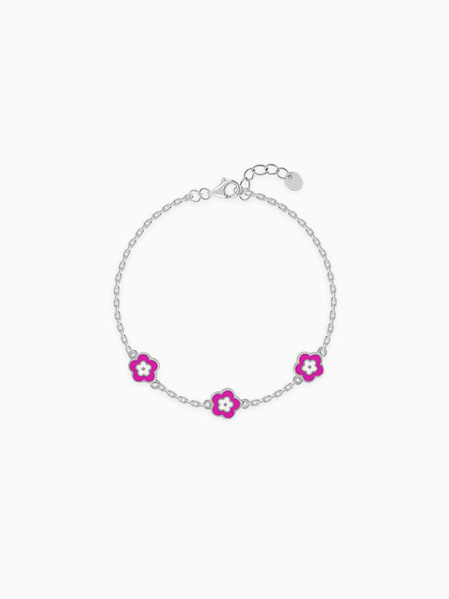 Silver Cutie Flower Kids Bracelet (0-2 years)