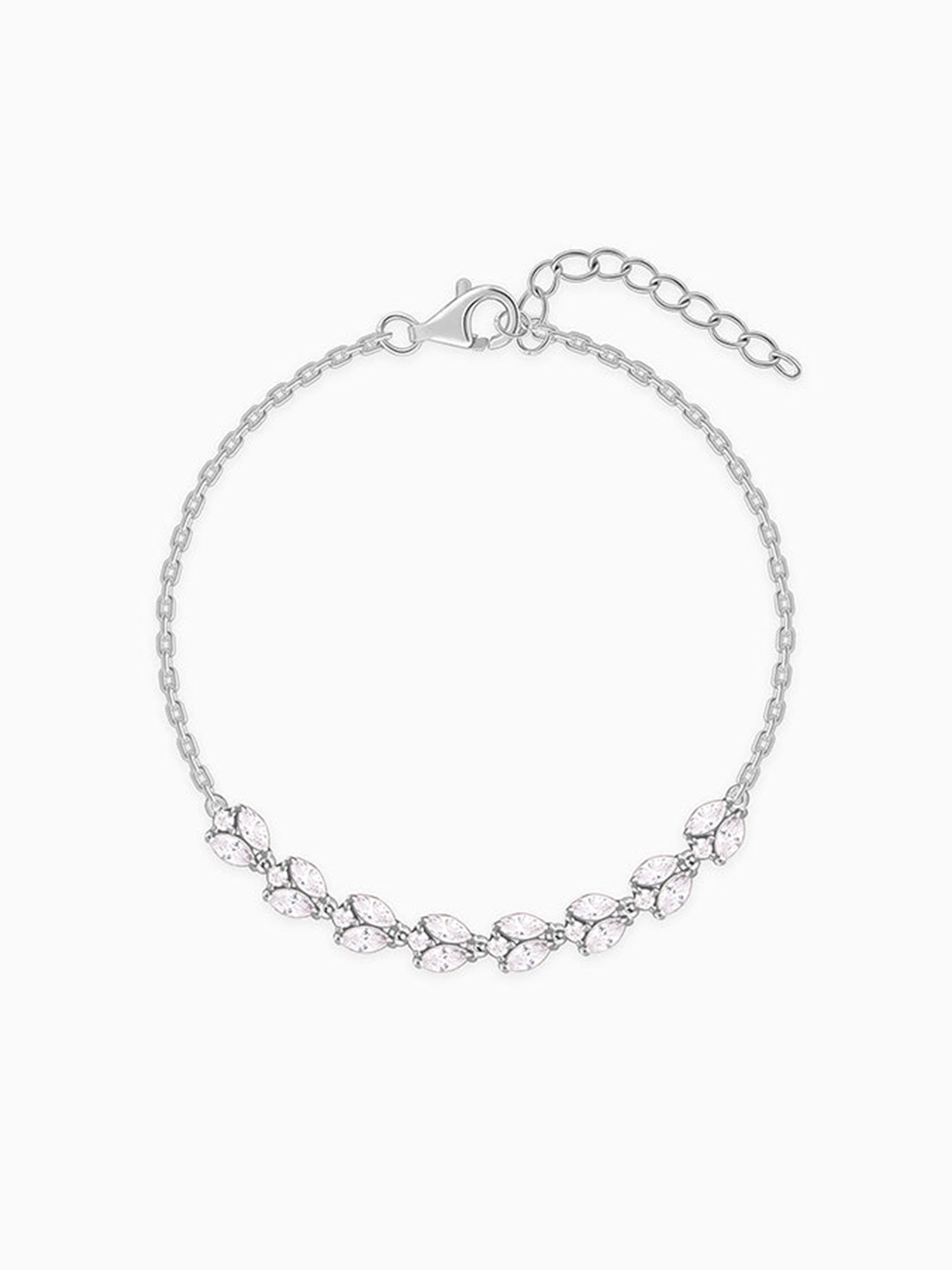 Silver Whispering Vines Bracelet