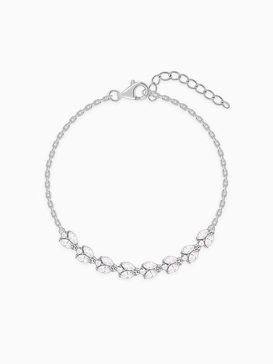 Silver Whispering Vines Bracelet