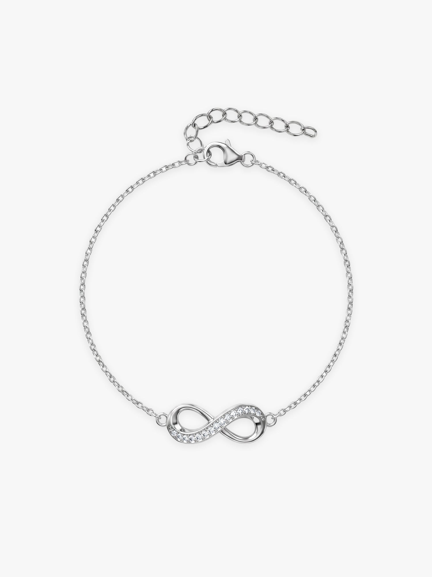 Silver Unbreakable Bond Infinity Bracelet