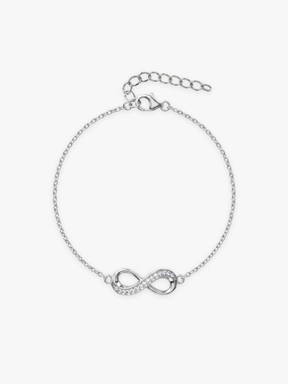 Silver Unbreakable Bond Infinity Bracelet