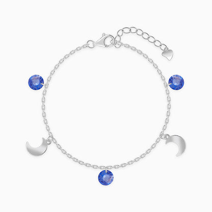 Silver Celestial Bloom Bracelet