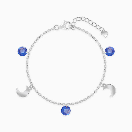 Silver Celestial Bloom Bracelet