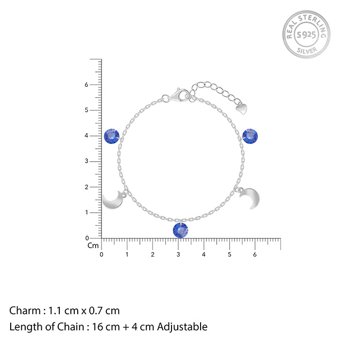 Silver Celestial Bloom Bracelet