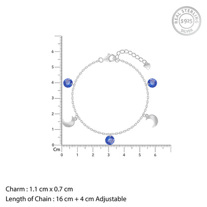 Silver Celestial Bloom Bracelet