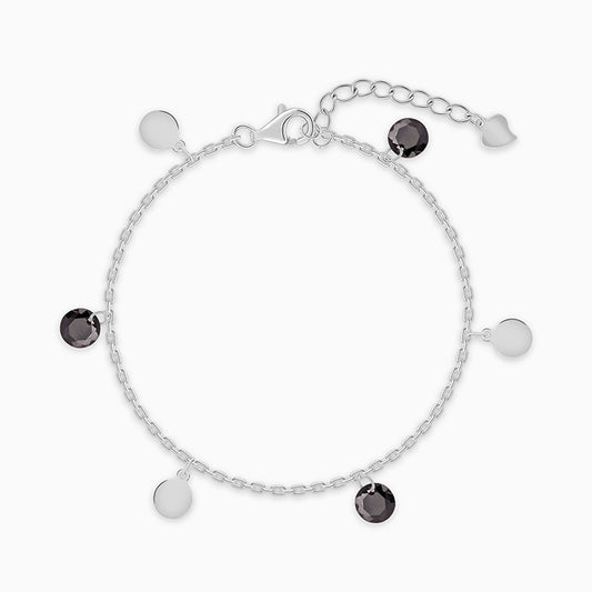 Silver Dazzle Dot Bracelet