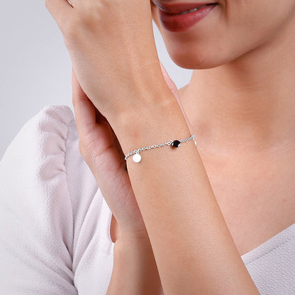 Silver Dazzle Dot Bracelet