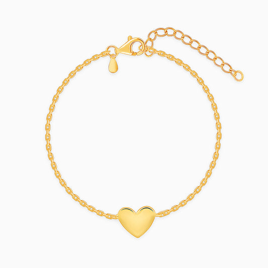 Golden Your Heartbeat Bracelet