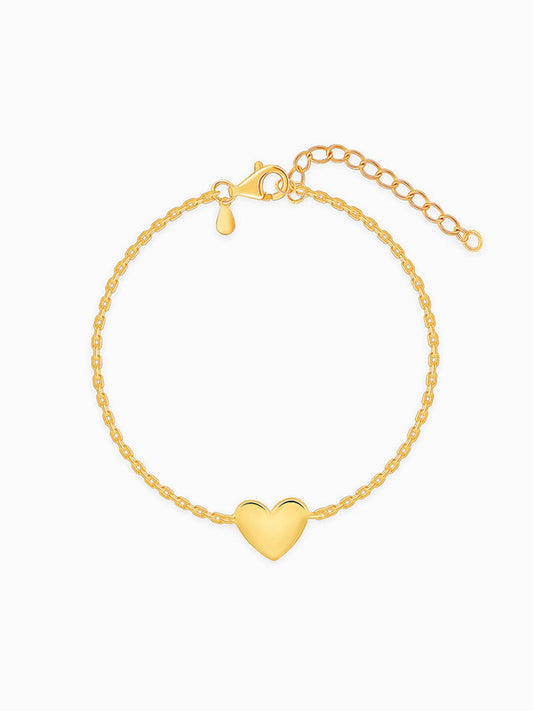 Golden Your Heartbeat Bracelet
