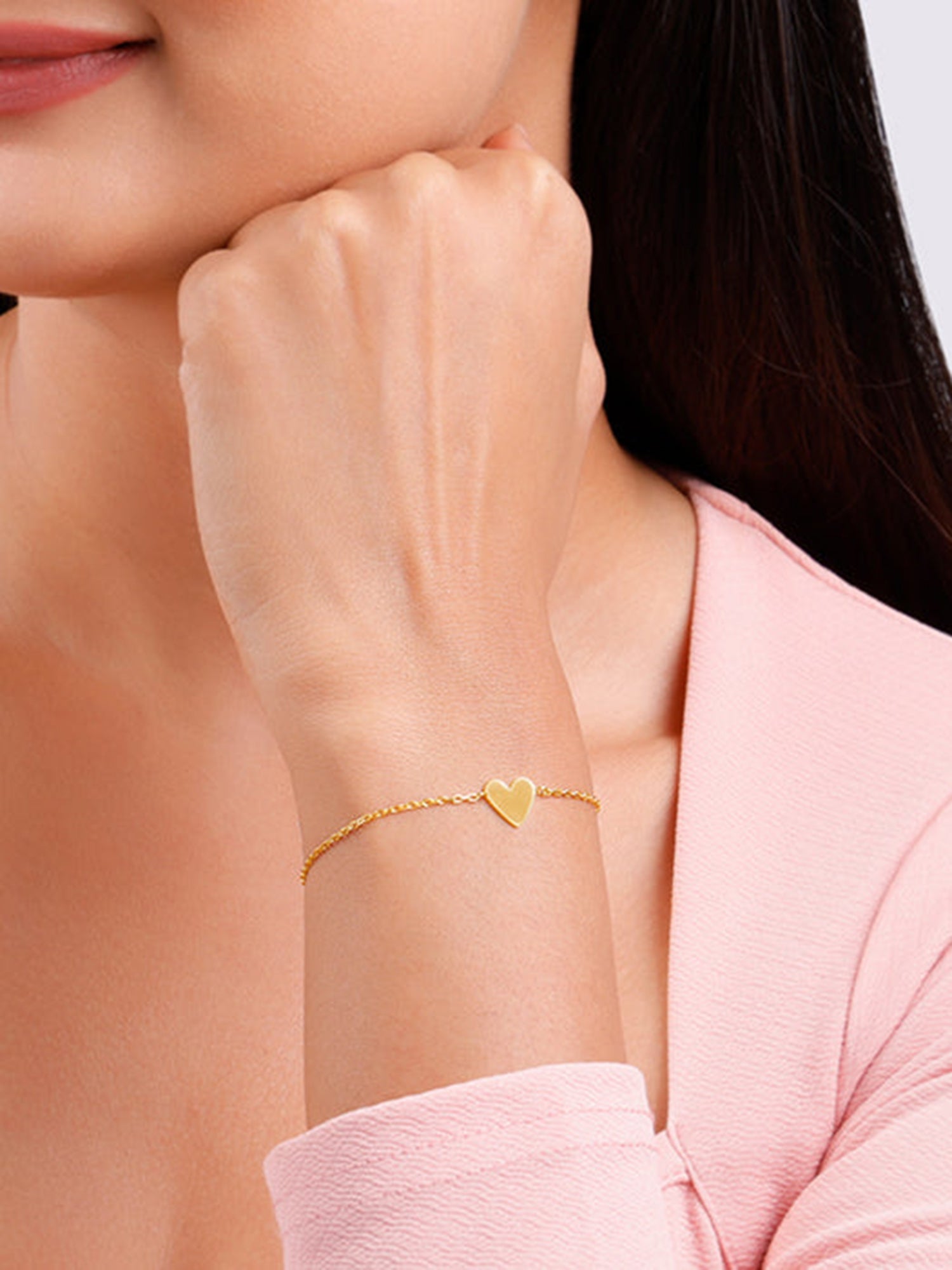Golden Your Heartbeat Bracelet