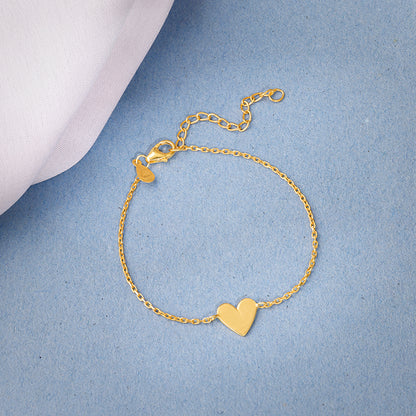 Golden Your Heartbeat Bracelet