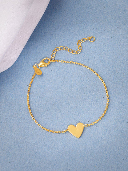 Golden Your Heartbeat Bracelet
