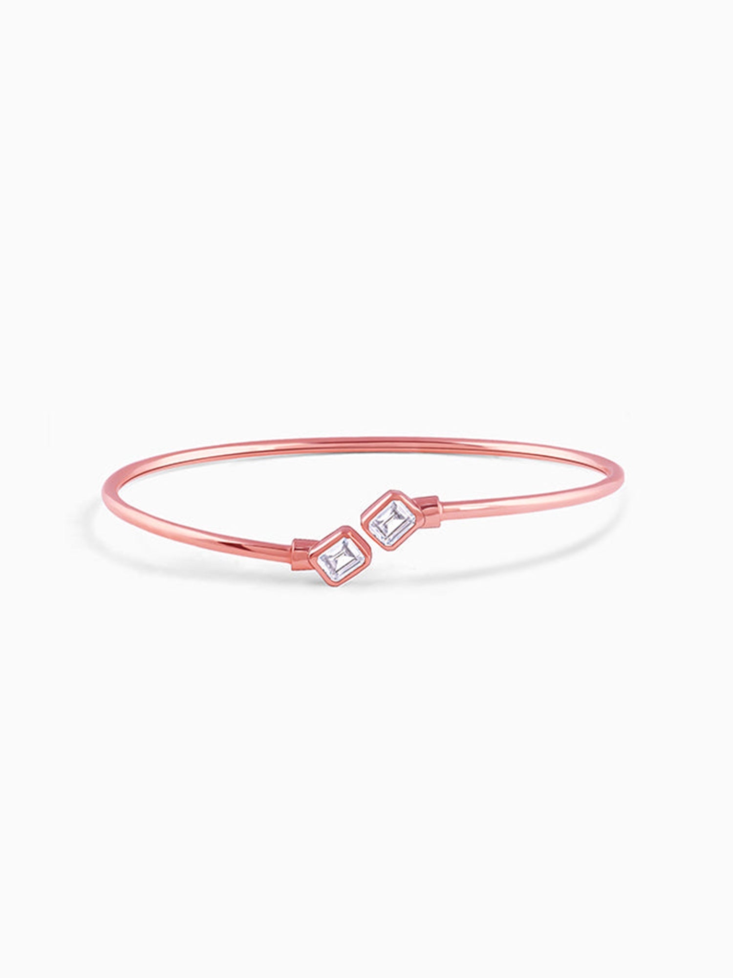 Rose Gold Classic Baguette Bracelet