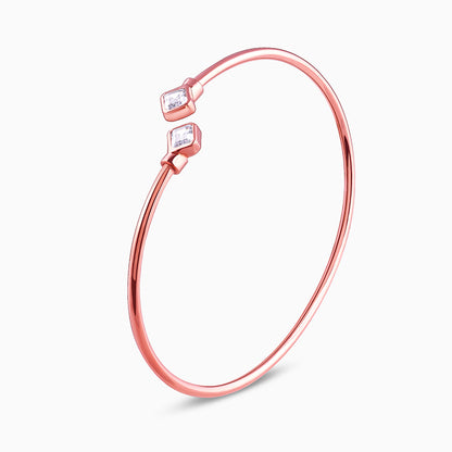 Rose Gold Classic Baguette Bracelet