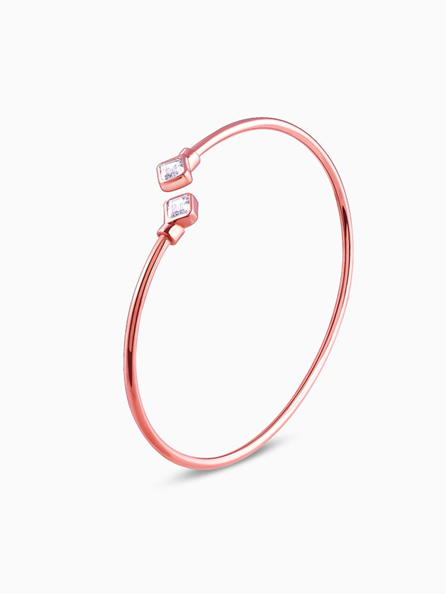 Rose Gold Classic Baguette Bracelet