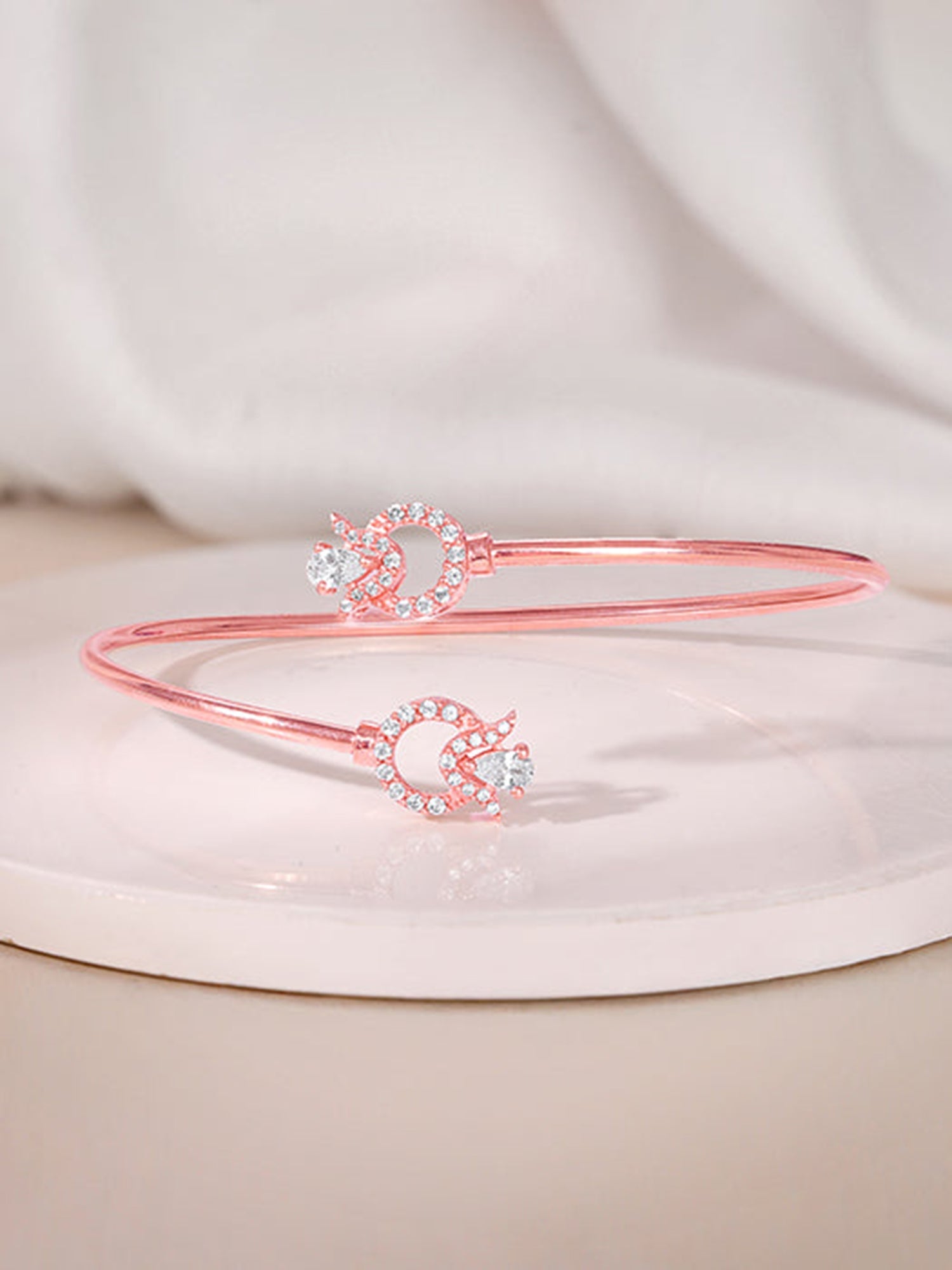Rose Gold Tulipia Cuff Bracelet