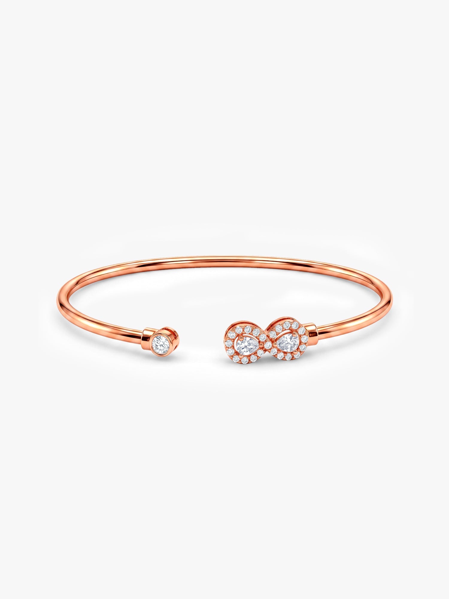 Rose Gold Endless Shenanigans Cuff Bracelet