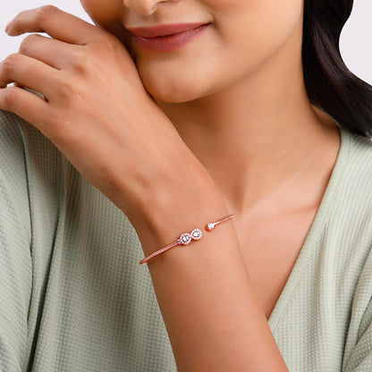 Rose Gold Endless Shenanigans Cuff Bracelet