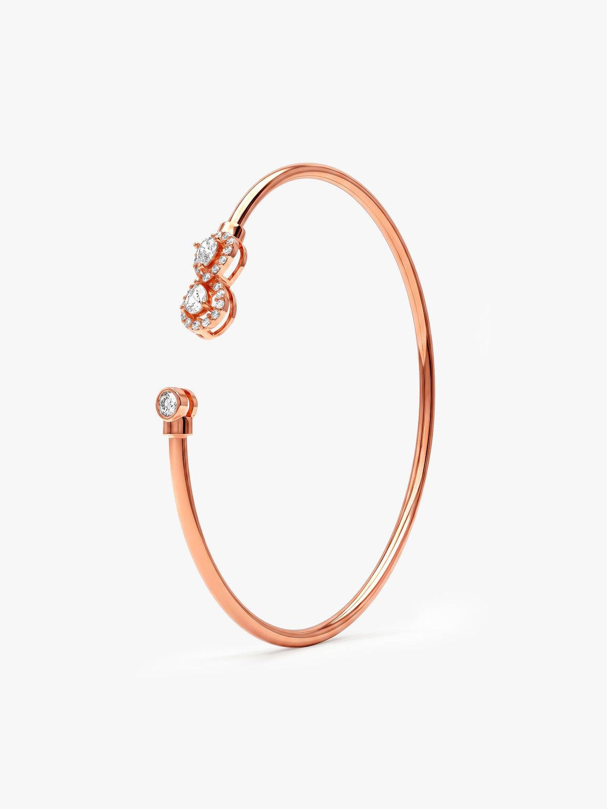 Rose Gold Endless Shenanigans Cuff Bracelet