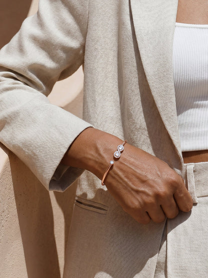 Rose Gold Endless Shenanigans Cuff Bracelet