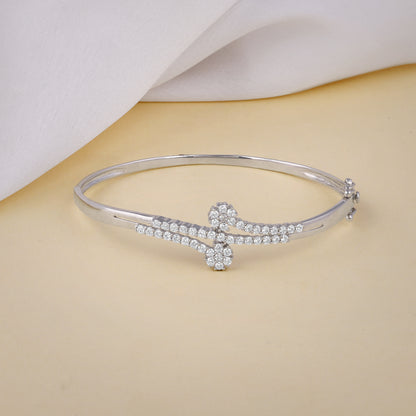 Silver You Sparkle Cuff Bracelet