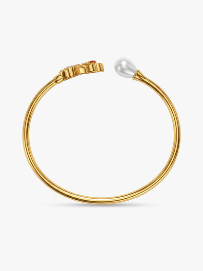 Golden Gauri Cuff Bracelet