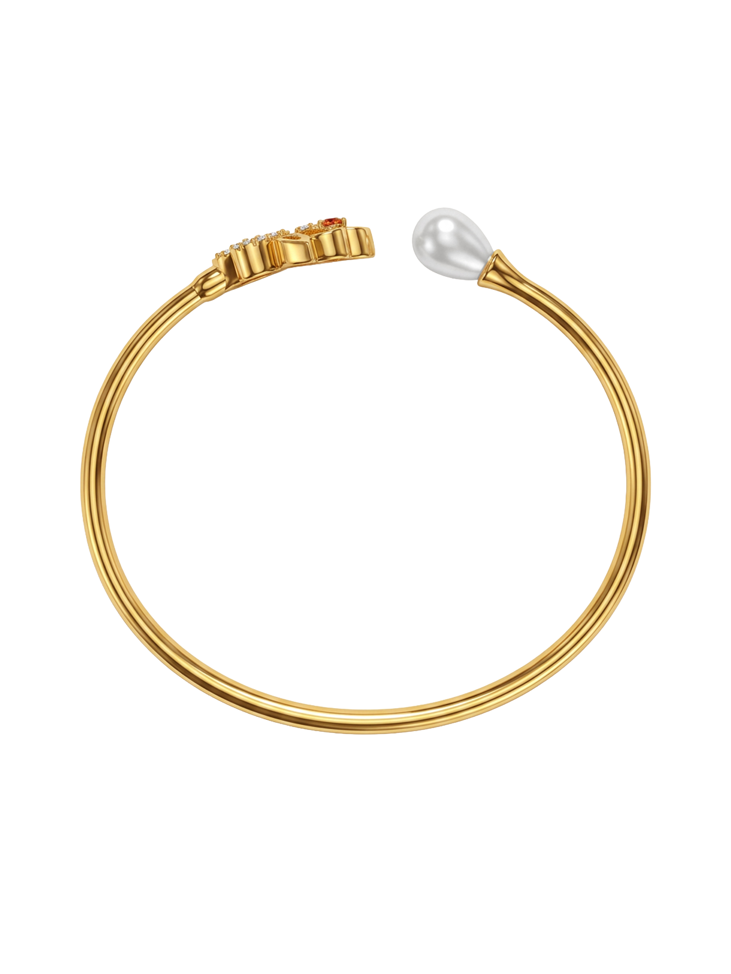 Golden Gauri Cuff Bracelet