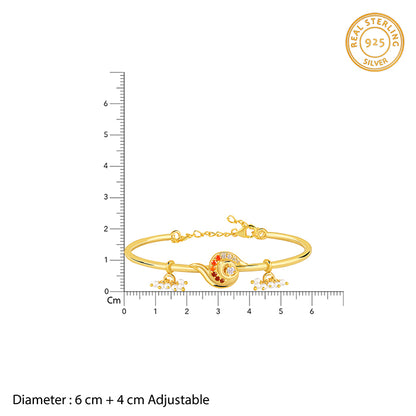 Golden Ambika Bangle Bracelet