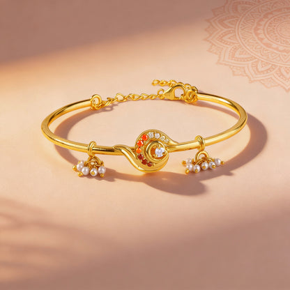Golden Ambika Bangle Bracelet
