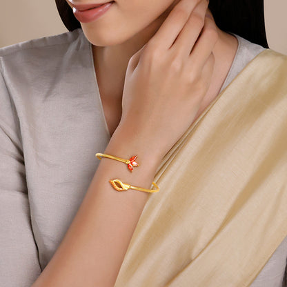 Golden Isis Cuff Bracelet