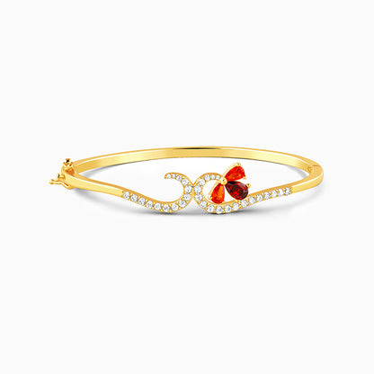 Golden Aurora Bangle Bracelet