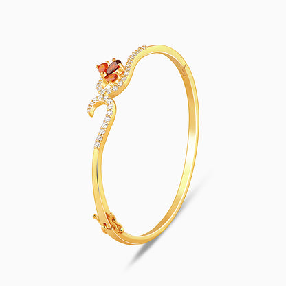 Golden Aurora Bangle Bracelet