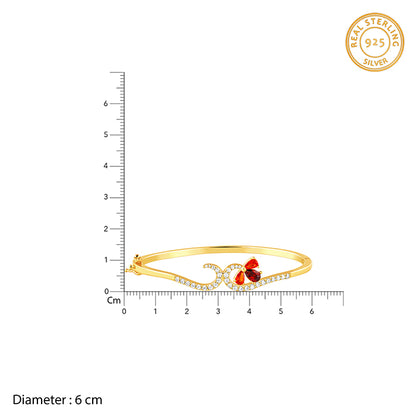 Golden Aurora Bangle Bracelet