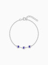 Silver Azure Sparkle Bracelet