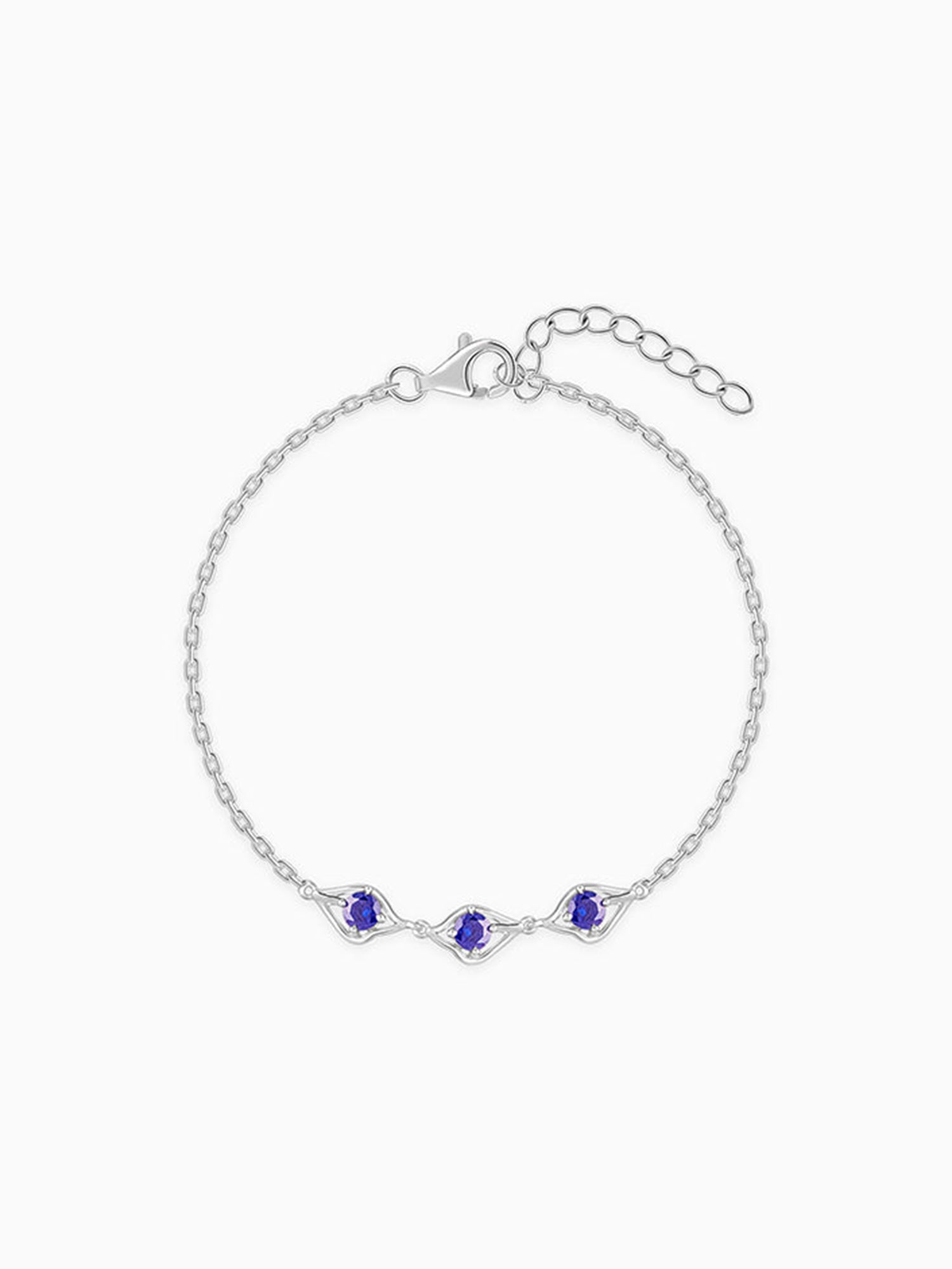 Silver Azure Sparkle Bracelet