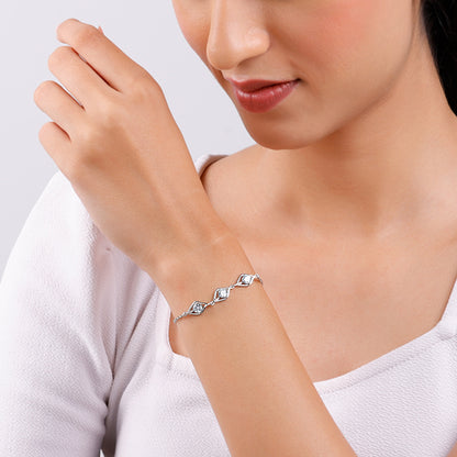 Silver Sparkling Bracelet