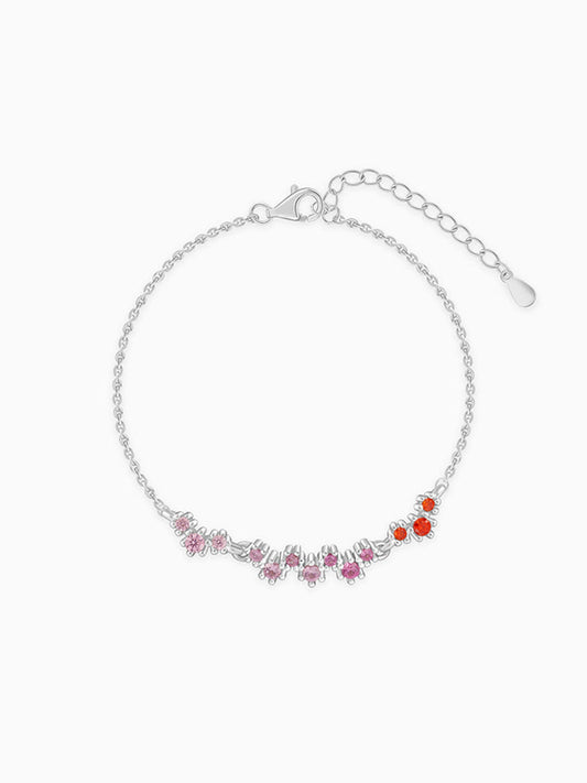 Silver Colourful Shine Bracelet