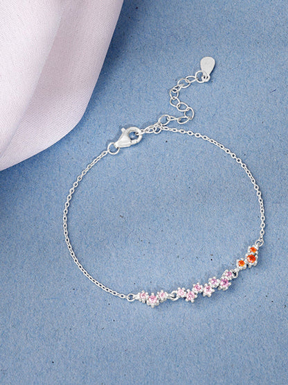 Silver Colourful Shine Bracelet