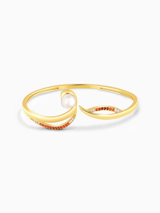 Golden Mahadevi Bangle Bracelet
