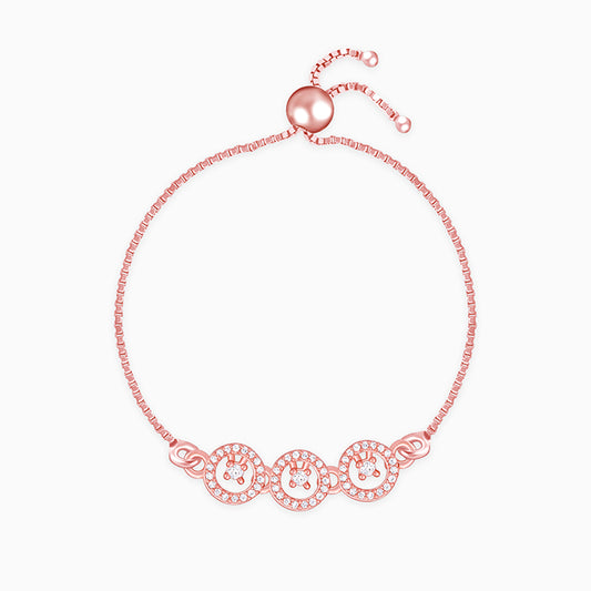 Rose Gold Circular Grace Bracelet