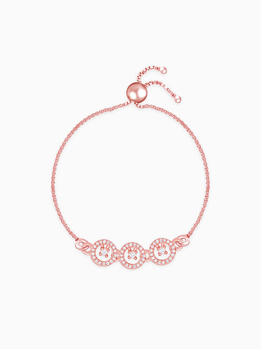 Rose Gold Circular Grace Bracelet