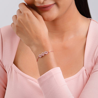Rose Gold Circular Grace Bracelet
