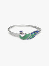 Silver Peacock Parade Bracelet